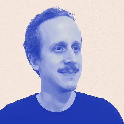 a man with a mustache